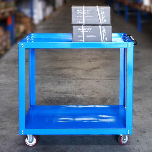 Austlift Hand Trolley Flat Bed Type 2 Levels, 4 Wheels SWL 300kg