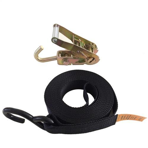Austlift Boat Tie Down S Hook W/ swivel J Hook Ratchet Buckle 35mm x 6m