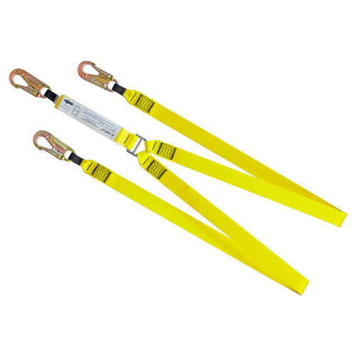 Austlift Double Web Lanyard 2m Double Action Snap Hook
