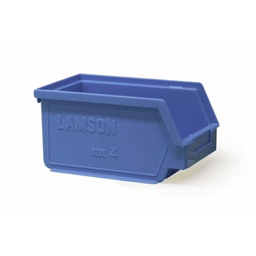 Ezylok LP4 Louvred Panel & 36 Pieces Size 4 Plastic Bin - Blue Colour