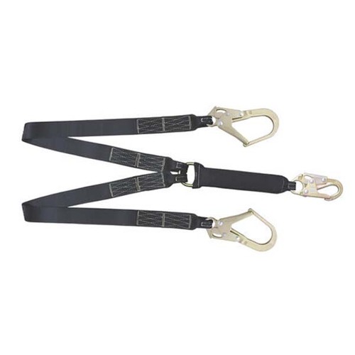 Austlift Lanyard Double Hot Work Snap/Scaffold Hook Flame Resistant Webbing