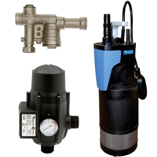 ClayTech CMS C30A1 - BlueDiver C30A Submersible Pump and 1" AcquaSaver