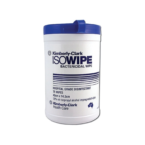 Brady Antibacterial Wipes 75 Sheets