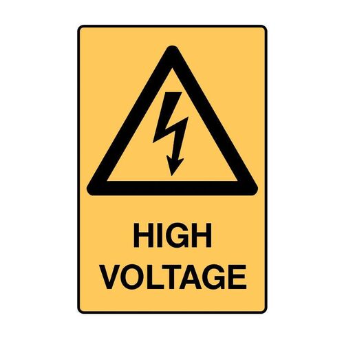 Brady High Voltage 600 x 450mm UltraTuff Metal