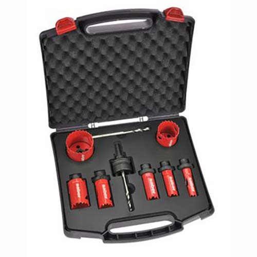 Saber 8070-S2 Cobalt Bi-Metal Quick Change Hole Saw Set S2 16-50mm, 9pieces