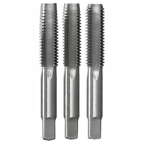 Bordo 10 x 1mm MF Chrome Alloy Spark Plug Hand Tap Set, 3 Pieces