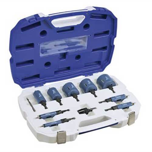 Bordo 7030-S1 16 - 60mm Tradesman's Hole Saw Kit - 11 Pieces
