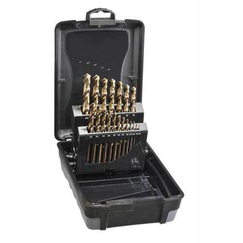 Saber 8012-M2 HSS-Co5 (Cobalt) Jobber Drill Set 1 - 10mm, 19pieces - ABS