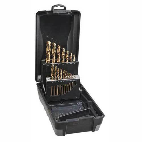 Saber 8012-M5 HSS-Co5 (Cobalt) Jobber Drill Set 1 - 6.5mm, 19pieces - ABS