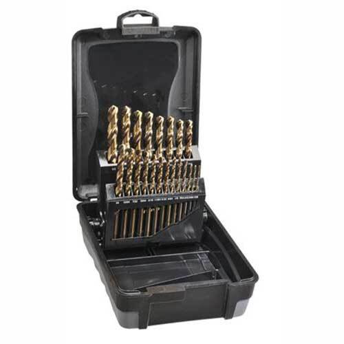 Saber 8013-F2 HSS-Co5 (Cobalt) Jobber Drill Set 1/16 - 3/8", 21pieces - ABS