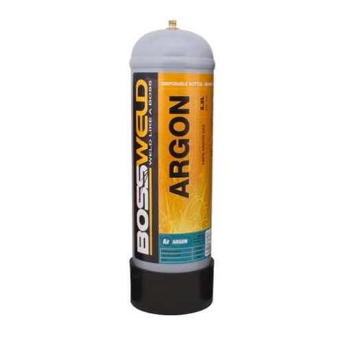 Bossweld 2.2L Argon Disposable Gas Bottle 600032