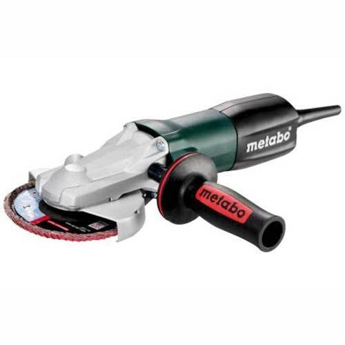 Metabo 900W Flat-Head Angle Grinder, Quick Locking Nut - WEF 9-125 PLUS