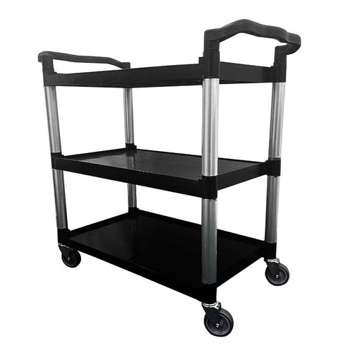 Easyroll Three Tier Plastic Trolley 150kg Capacity