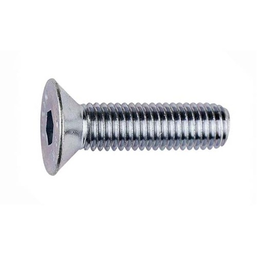 M4 x 8 Flat Head Socket Screw Plain G10.9 - Box of 100