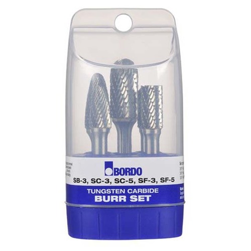 Bordo Express Cut Tungsten Carbide 5 Piece Burr Set