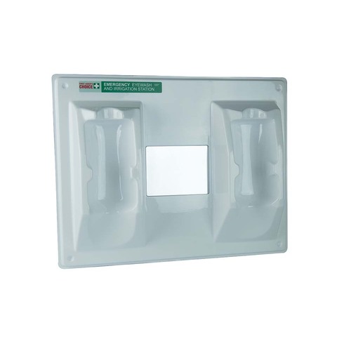 First Aiders Choice Crash Pack Eye Wash Wall Plate Suits 500ml