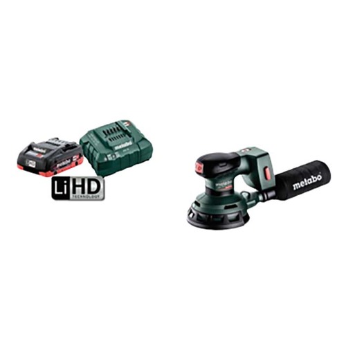 Metabo 18V 125mm 4.0Ah Brushless Random Orbital Sander Kit - AU60014600