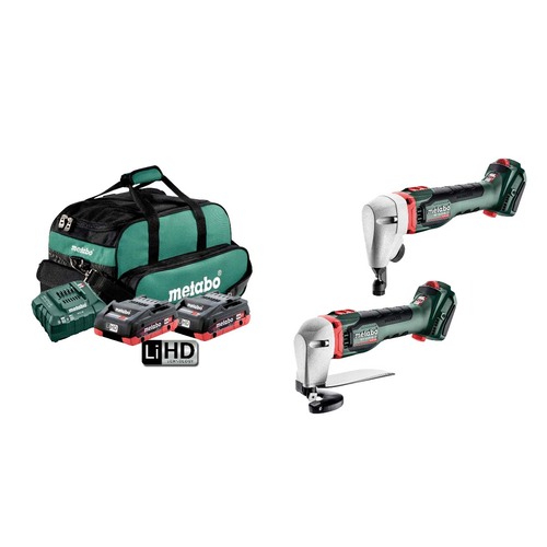 Metabo 18V Brushless 2 Piece Nibbler & Shear Kit - AU68203740
