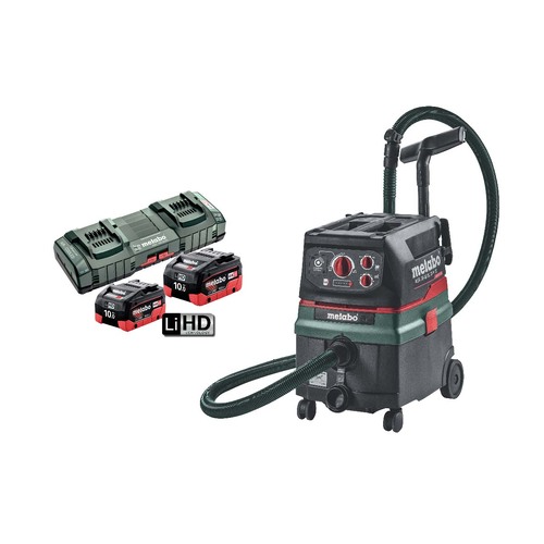 Metabo (18V x 2) 36V 10.0Ah 25L Cordless Brushless M-Class Vacuum Cleaner Kit - AU60204600