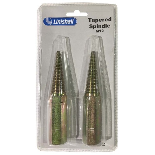 Linishall Tapered Spindle Set (LH & RH) M12 x 130mm