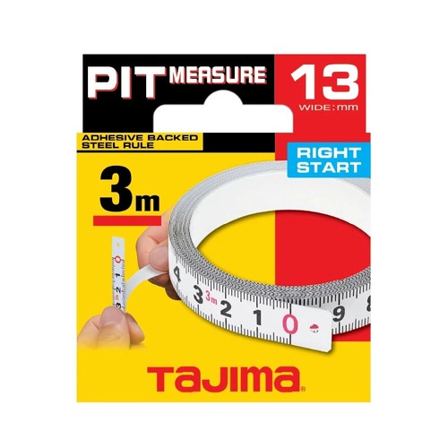 Tajima Pit Measure Adhesive Tape 3m - Right To Left Read