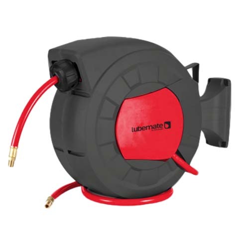 Lubemate L-AWP1015 10mm x 15m Air/Water Hose Reel