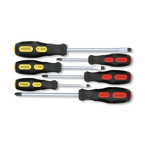 Ko-Ken Phillips & Slotted Screwdriver Set, 6Pieces - KO168PS/6