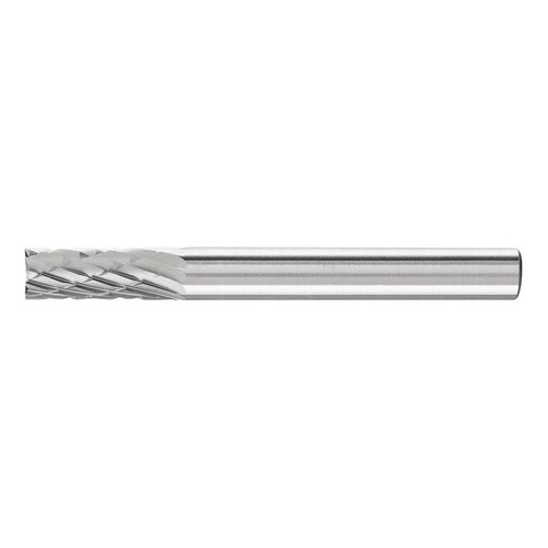 Pferd Cylindrical End Cut Burr 6.35 x 15.9mm (1/4 x 5/8") C3 Plus, 1/4" Shank