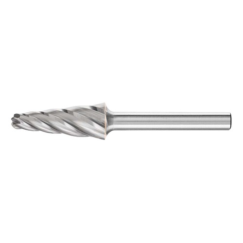 Pferd Cone Radius End Burr KEL 1230/6 Aluminium 12 x 30mm, 6mm Shank