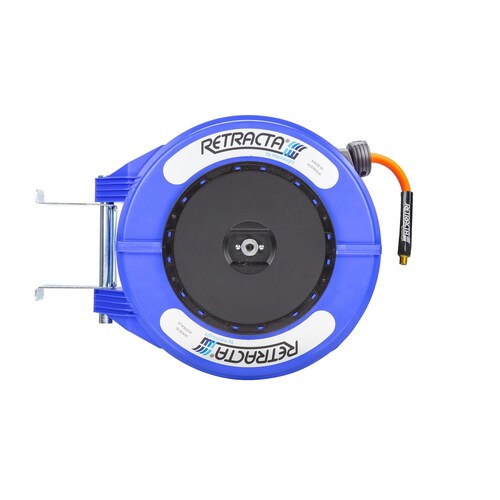 Retracta Flex R3 3/8" x 20m Air Hose Reel Blue Case With Orange Hose