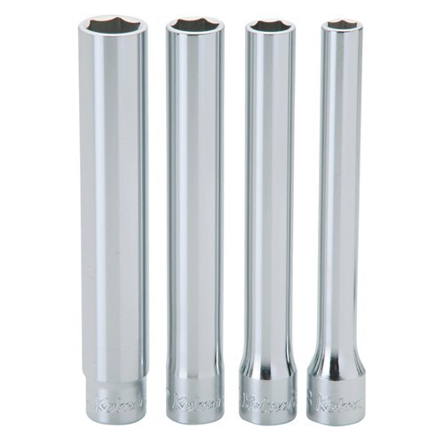 Ko-Ken Extra Deep Socket Set 3/8" Drive - 6 Point, 4 Pieces