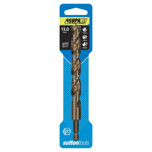 Sutton D2131300 13mm Supabit Impact Drill Bit - Jobber Drill Bit - HSS
