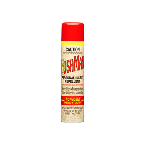 Bushman Personal Insect Repellent Aerosol 40% Deet Heavy Duty 60g