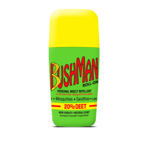 Bushman Roll-On Personal Insect Repellent 20% Deet 65g