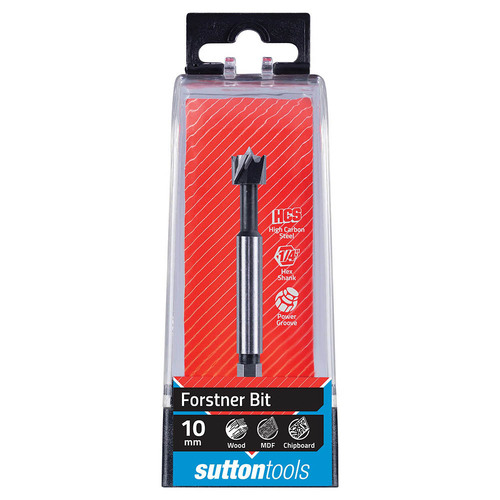 Sutton 10mm HCS Forstner Drill Bit With Quick Change Shank D5230100