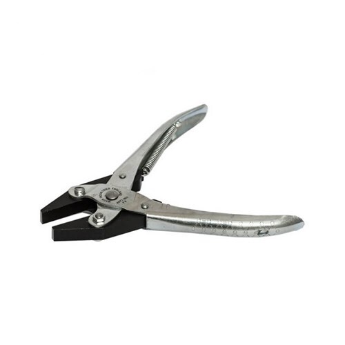 Maun Smooth Jaws Flat Nose Parallel Plier Return Spring 140mm