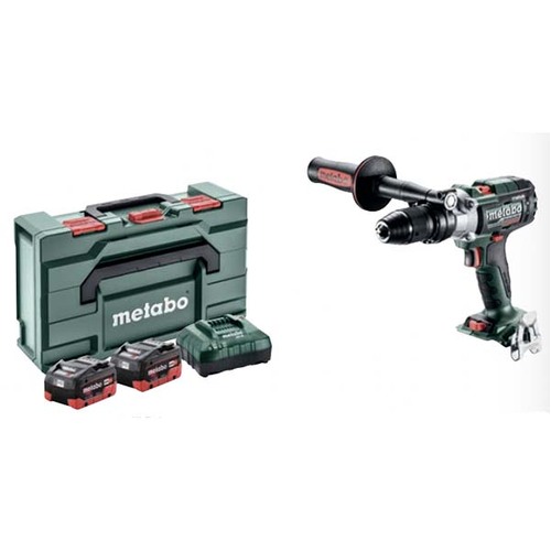 Metabo SB 18 LTX-3 BL I Metal MB 5.5 K 18V Brushless 3 Speed Hammer Drill W/ Anti-Kick-Back Kit