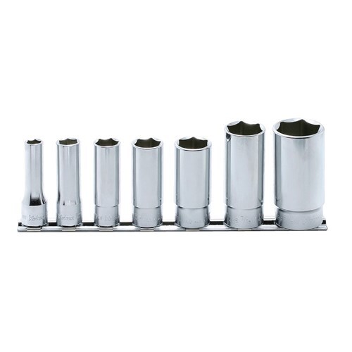 Ko-Ken Socket Set On Rail 3/8" Drive On Rail 1/8W - 1/2W - KORS3300W/7