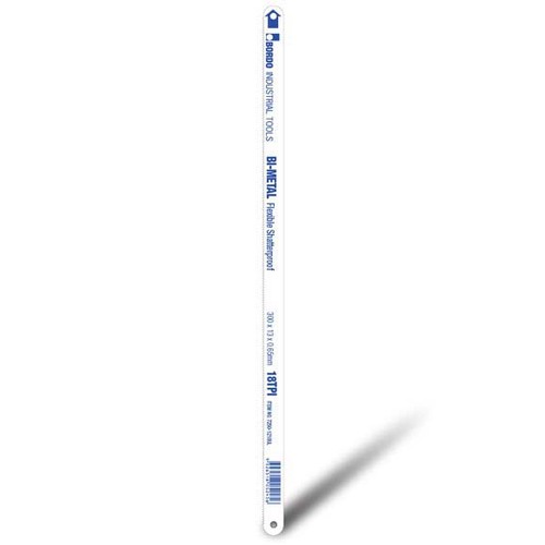 Bordo 12" x 18TPI Bi-Metal Hacksaw Blade - Pack of 100