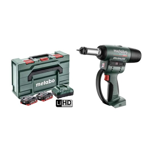 Metabo 18V Brushless Rivet Nut Gun Kit-NMP 18 LTX BL M10 MB 4.0 K