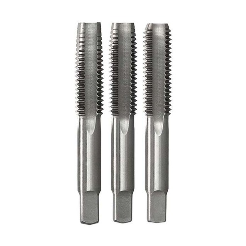 Bordo 12 x 1.25mm MF Chrome Alloy Spark Plug Hand Tap Set, 3 Pieces