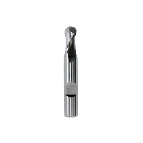 Bordo 3mm Short Ball Nose Flatted HSS Cobalt Slot Drill - 6024-3.00S