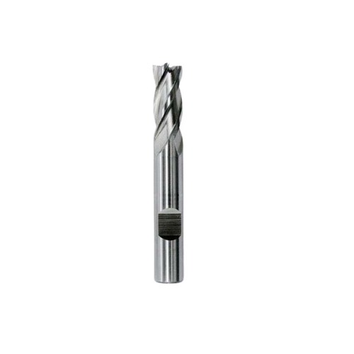 Bordo 3mm Short Flatted HSS Cobalt End Mill - 6070-3.00S