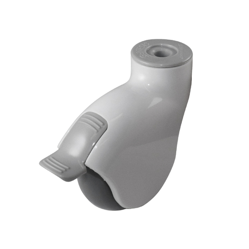 Colson 75mm M10 Bolt Hole Swivel W/ Brake Castor P1 (Genesis) Rubber