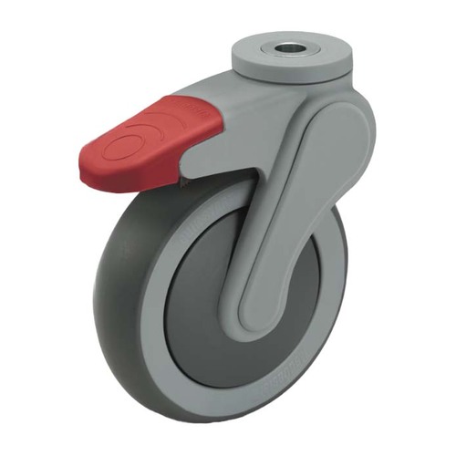 Colson 125 x 162mm Direction Lock Bolt Hole Castor P6 (Avant) - Rubber