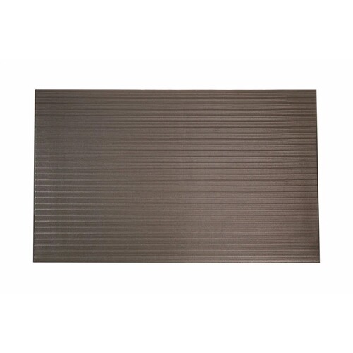 Anti-Fatigue Ribbed Cushion Mat 600 x 900mm Black