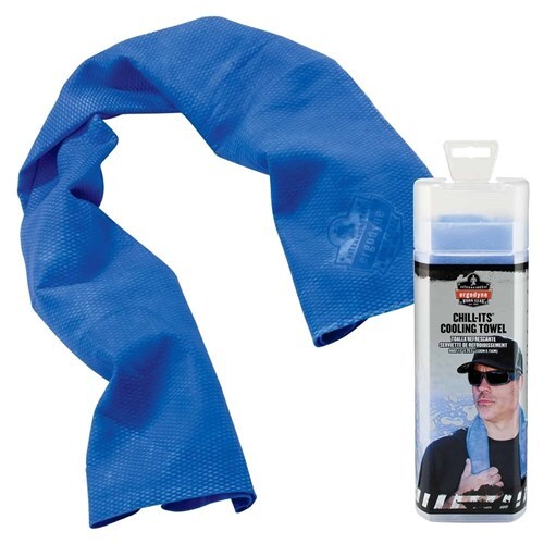 Ergodyne Chill-Its 6602 Evaporative Cooling Towel - Blue