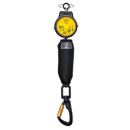 B-Safe Arresto Mini Self Retracting Lanyard , 140kg x 2m Web, Triple Action Karabiner