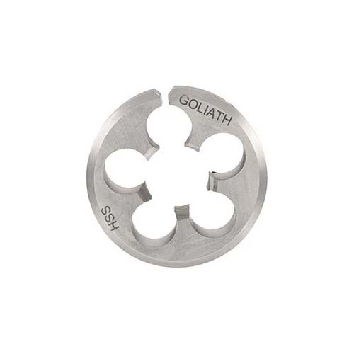 Goliath 10 x 1mm MF 1" HSS Left Hand Button Die - F41XEBL