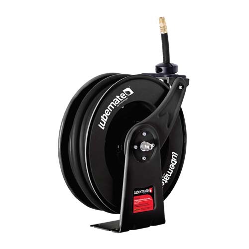 Lubemate L-GS1015 10mm x 15m Single Pedestal Grease Hose Reel